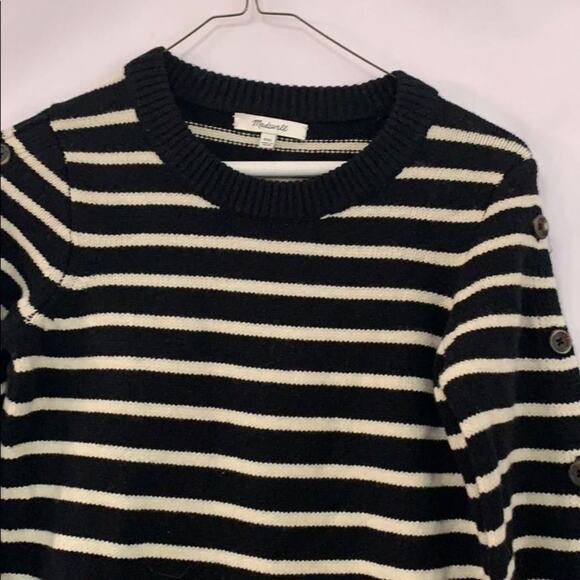 MADEWELL MERINO WOOL STRIPED SWEATER‎ DRESS SZ XXS - Picture 3 of 7